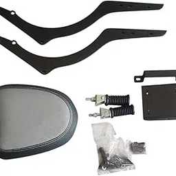 Jawa 42 Bobber Motorcycle Back Seat | Premium Leatherette Pillion Seat for Bike | Comfortable Cushion | Includes Footrest for Added Comfort | Easy Installation | Grey-picture-25