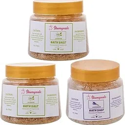 ILLUMYNATE Combo Jasmine & Lavender Bath Salt 250g for Body Muscle Pain Relieffor Men & Women (Pack of 3)-picture-40