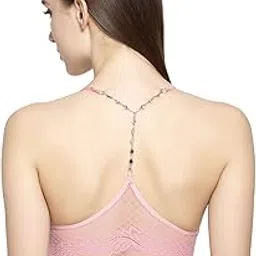 quttos Women's Lace Lightly Padded Wire Free Bralette Bra-picture-27