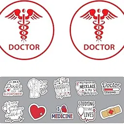 ISEE 360 Doctor Logo Car Sticker for Car Window Inside Professional Stickers (4 inch)-picture-30