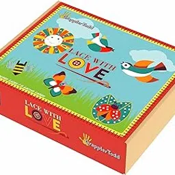 GrapplerTodd - Lace With Love, Lacing Activity for Kids, Montessori Educational Toy, Includes 6 Animal Cut-Outs & 6 Colourful Laces, Toys for Boys & Girls, Activity Toy Gifts for Kids of Ages 2 Years+-picture-32