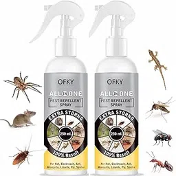 All in 1 Pest Repellent Control for Home | Ant, Cockroach, Rat, Lizard, BedBugs, Spider | 100% Natural | No Kill Just Repel Easy to Use Non-Toxic (2)-image-33