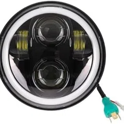 Aow Attractive Offer World 5.75 Inch Round Led Headlight Compatible for Bajaj Avenger 150/180/200/220 image 1