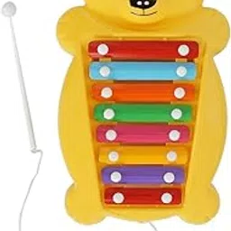 Aarushi Pull and Tune Yellow Plastic Panda Xylophone Kids Musical Toy 37 cm (Color May Very)-picture-12
