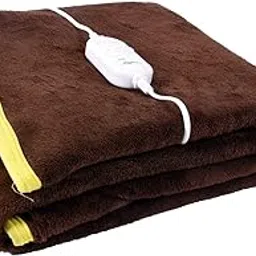 HOME ELITE Microfiber Bed Warmer - Electric Under Blanket for Single Bed (150cms x 80cms , Standard , Brown )-picture-18