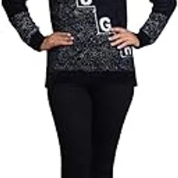 Stylish Winter Woolen Sweater for Women | Soft Knitted Pullover with “Tough” Design | Warm Casual Wear Top for Girls (Black)-image-92