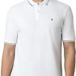 louis philippe Men's Cotton Slim Fit Polo T-Shirt image 1