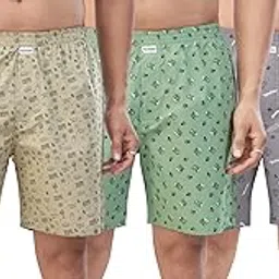 nermosa Men's Pure Cotton Printed Boxer Shorts – Soft, Breathable, All-Day Comfort (Pack of 3)-picture-47