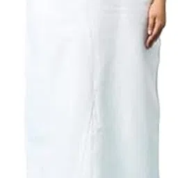 turning blue Women's Plus Size Straight Fit White Skirt image 1