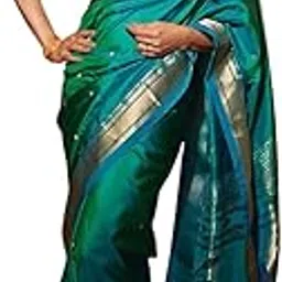 sgf11 Women's Paithani Kanjivaram Soft Silk Saree With Blouse Piece-picture-15