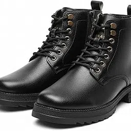 kraasa The FORTRESS Mens Casual Solid Ankle Boots | High Tops, Waterproof Protection, Comfortable Fit, Trekking & Hiking, Fashion, Stylish Boots-picture-43