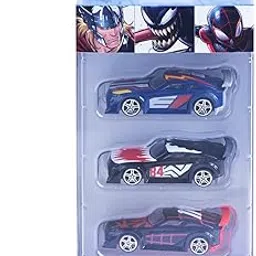 Marvel Go Collection | Rapid Racer 3-Pack| Thor, Venom and Miles Morales | 1:64 Diecast Toy Cars | Ages 3 and Up | Collect Them All-picture-21