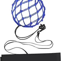 JAZZY PEARLS® Soccer Ball Training Net Football Kick Trainer for Enthusiast Indoor Outdoor Blue-Sporting Goods-Team Sports-Soccer-Training Aids-1 Soccer Kick Trainer Net1 Waist Belt-image-64