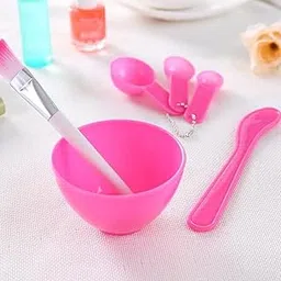 Facial Mask Bowl Set for Girls Use (6 pcs Set)-picture-31