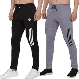 riksaw Track Pants for Mens/Joggers for Mens/Mens Lower Polyester with Two Side Zipper Pockets for Gym, Yoga, Exercise, Morning Walk, Sports (Pack of 2 Piece Only)-picture-28