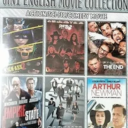 6 in 1 English Movie Collection (Kick Ass 2, red 2, The end, Empire State, Now You See me, Arthur Newman) DVD-image-45