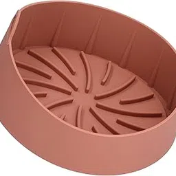 Fryer Basket, High Temperature Resistant Fryer Pot Safe Environmental Protection for Kitchen for Home for Restaurant(22CM All-in-one Brown)-picture-12