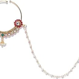zaveri pearls Accessory for Women (Golden) (ZPFK8229)-picture-19