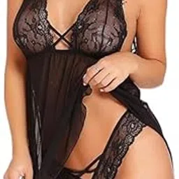 Sexy Babydoll Nightwear-picture-45