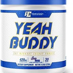 Rc Ronnie Coleman Yeah Buddy Pre-Workout Supplement powder- Pack of 240 g (Sour Berry)-image-17