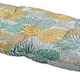 Printed Outdoor Bench Cushion Lounger Water Resistant Lounger Bench Seat Garden Furniture Patio Front Porch Decor and Outdoor Seating, Multicolor-picture-19