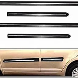 CARSHADE Chrome Line Strip in Middle Car Side Beading | Car Side Garnish | Car Door Garnish | Door Lining | Door Protector Compatible for Zen Estilo All Model | Set of 4 Pieces |-picture-58