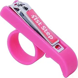 1st Step Baby Nail Clipper Easy Grip (Pink)-picture-24