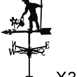CALANDIS™ 3xMetal Weathervane Weather Vane Outdoor Yard Garden Home Farm Scene Farmer | Weathervanes | Garden D?©cor | Yard, Garden & Outdoor Living-picture-11