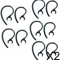 CALANDIS™ 2x10 Pieces Replacement Earhook Ear Hook Loop Earloop Clip For Headset black | Headsets | Cell Phone Accessories-image-14