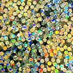 Mahir Glitter Supreme Quality Nail Art Design Decorative Silver Holographic Chunky Glitter 20 Gm Pack (2 mm)-picture-11