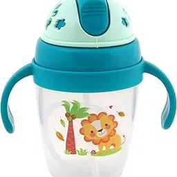 ENKAYBEE Premium Unbreakable BPA Free 200ml Twin Handle Sipper (Green)-picture-12