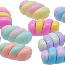 Aadyacrafts Miniature Candy Shaped Decorative Pieces, Pastel Colours, 10 Pieces Set, MMAN-67-picture-33