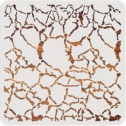 Devasya Crafts Crackle Drawing Stencils, 12x12inch Irregular Crack Texture Painting Templates for Scrapbooking Card Making, Wall Floor Art, Canvas Furniture-picture-18