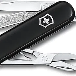 Victorinox Swiss Army Knife - FRESH. STYLISH. COLORFUL SWISS CLASSICS - 7 Function, Multitool with a Pair of Scissors - Dark Illusion, 58 mm-picture-38