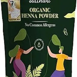 Satthwa Organic Henna Powder (Mehndi Powder)| 227gm |100% Pure & Natural Lawsonia Inermis | Henna for Cools Scalp, Nourishes & Deep Conditions, Rich, Brown Hair Colour & Covering Greys-image-53