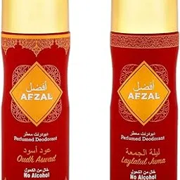 AFZAL Oudh Al Aswad and Laylatul Jumat Pack of 2-200ml each-picture-35