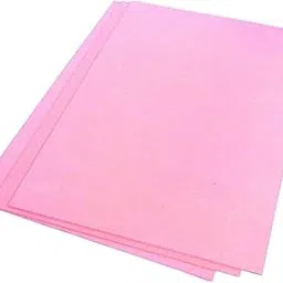 YN | Light Pink Chart Paper - Pack of 10, A1, Big/Full Size Pastel Sheets, Used in Art and Craft, Collage, Projects, Posters etc. Plain/Unrulled, Size: 72x56 Centimeters, 220 GSM Thickness-picture-10
