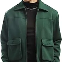 overlays Men's Cotton Winter Wear Forest Explore Jacket | Stylish & Comfortable Jackets for Men | Green-picture-53