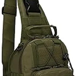 carry trip Tactical Small Sling Bag One Strap Backpack Shoulder Bag Men's Crossbody Backpack for Hiking Travel-picture-19