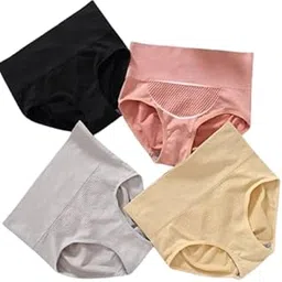 ns enterprise Women's Tummy Control Underwear, High Waist Seamless Panties Set, Breathable Mesh Design, Free Size-picture-39