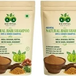 Natural Hair Shampoo Powder, Amla, Shikakai, Reetha, Methi Seeds, Rosemary, Hair Growth and Anti-Fall Formula, Suitable for Men and Women, 227g, Pack of 2-image-60