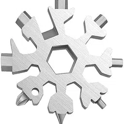 ALI SHIPPING 18-in-1 Snowflake Multi-Tool – Stainless Steel Pocket Tool with Wrench, Screwdriver, Bottle Opener & More | Compact & Portable EDC Tool for Camping, Survival, Hiking, DIY & Outdoor Gear-image-5