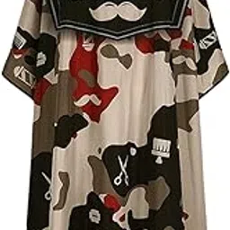styleheaven Professional Barber Salon Cape for Hair Cutting Styling Red Camouflage|Health & Beauty|Salon & Spa Equipment|Styling Capes & Gowns-picture-27