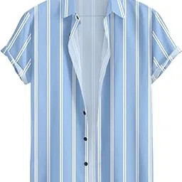 lamboo Men Printed Lining Print Premium Stylish Fashion Branded Cotton Stretchable Slim Fit Cut Away Collar Casual Shirt-picture-18