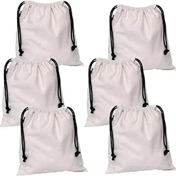 metsi Large Dust Bag for Shoes and Handbag – 100% Organic Cotton Fabric Storage Pouches with Drawstring Closure, Travel Luggage Organizer, Home Storage, Dust-Proof Covers, 15"X17", Set of 6-picture-34