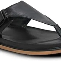 walkline ComfortStride Men's Slippers| RelaxFit Indoor Slippers for Men Black-picture-19