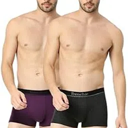 frenchie Men's Cotton Regular Fit Solid Trunks-picture-38