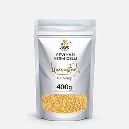 JS90 FOODS Unroasted Vermicelli, 400g | 100% Suji Seviyaan for Desserts & Snacks-picture-28