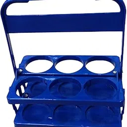 MYADDICTION Wine Rack Wine Caddy Holder Organizer for Party Holiday Blue-picture-22