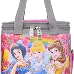 Girl's Polyester Tiffin Princess 3D Printed School Lunch Bag (Pink)-picture-29